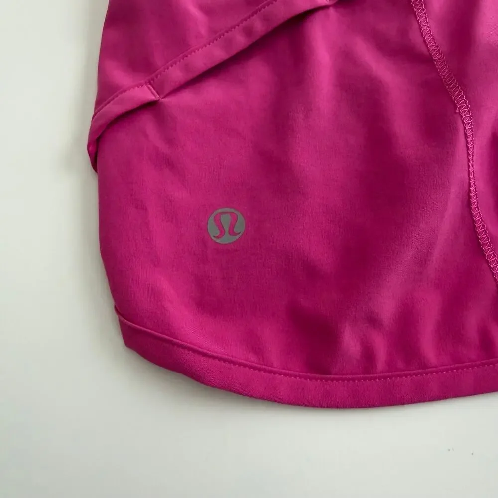 Lululemon Run Speed Short Paris Perfection Traverse Stripe 4 way stretch pink - Picture 5 of 9